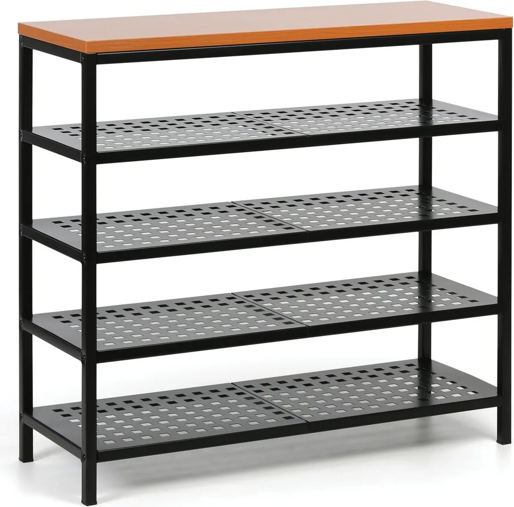 Regał na buty, 1000x360x949 mm, czereśnia