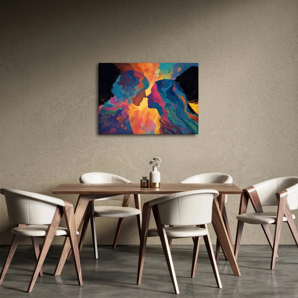 Obraz - Kosmiczna miłość (70x50 cm)