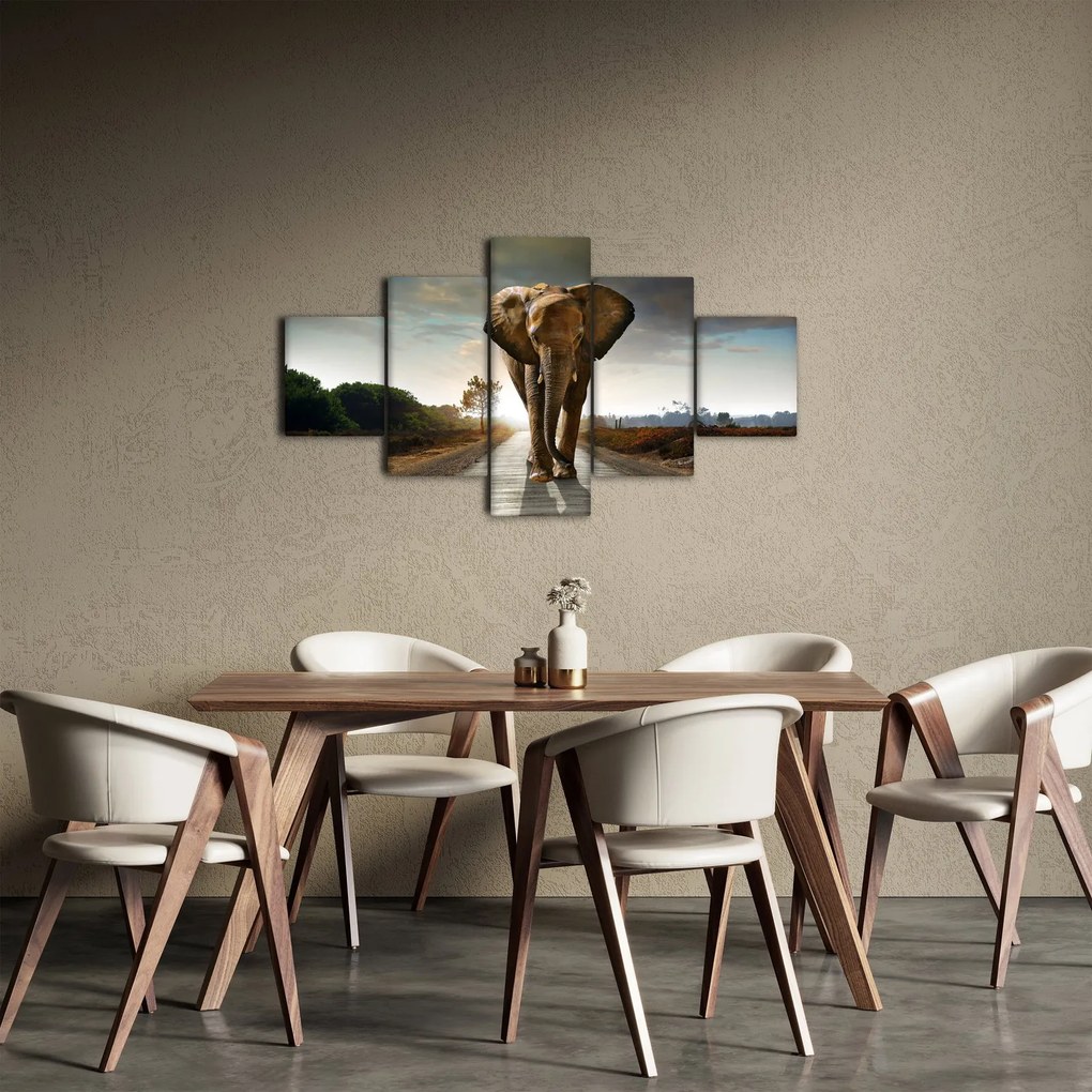 Obraz słonia (125x70 cm)