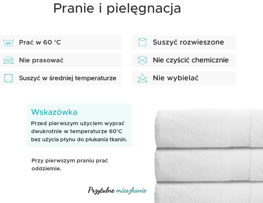 Ręcznik kąpielowy żółty DONNA 70x130 cm, 100% bawełna