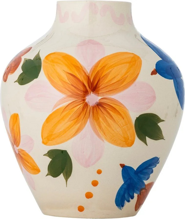 Kamionkowy ręcznie malowany wazon (wysokość 27 cm) Maricala – Bloomingville