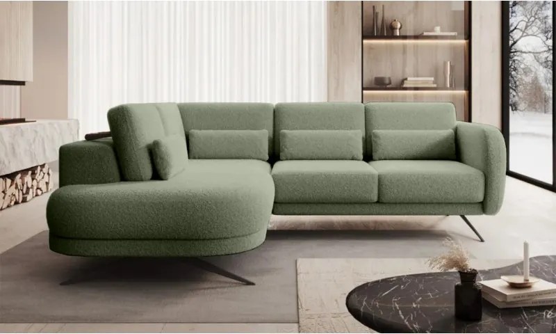 Narożnik ILUSIO L z elektryczną regulacją w tkaninie Now Or Never 37 WERSAL