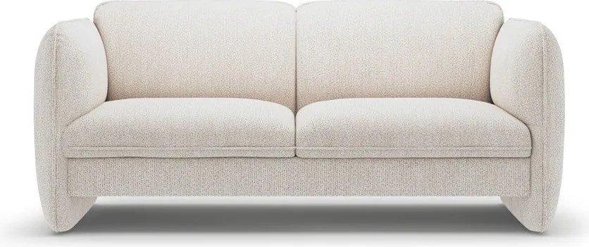 Kremowa sofa z tkaniny szenilowej 168 cm Georgia – Micadoni