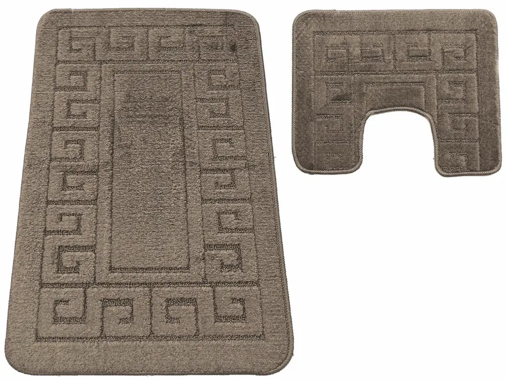Nowoczesny komplet dywaników do łazienki L2-M82