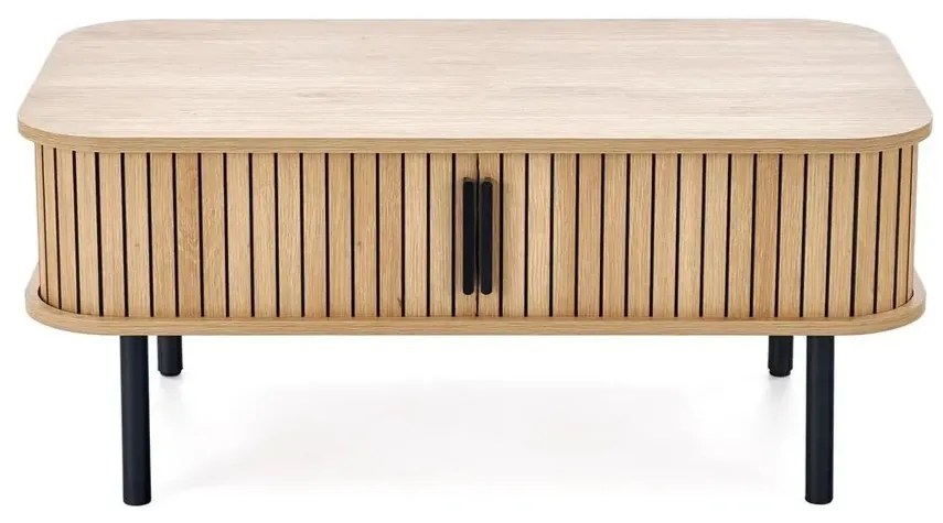 Stolik kawowy ANGELINA 50x90cm dąb naturalny HALMAR