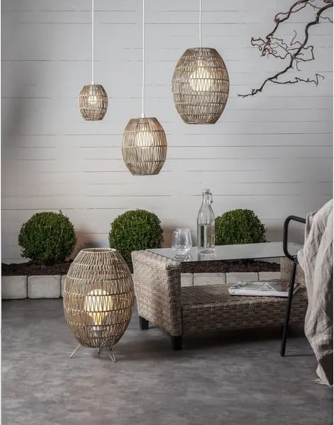 Biały kabel z końcówką na żarówkę Star Trading Ute, dł. 2,5 m