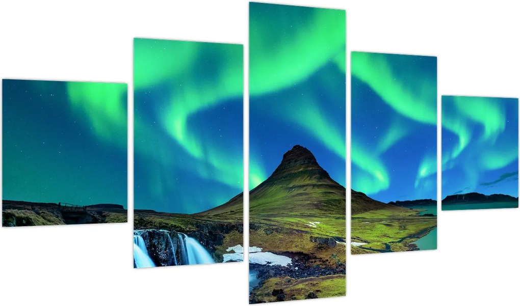 Obraz - Kirkjufell, Islandia (125x70 cm)