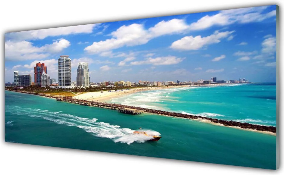 Panel Kuchenny Nadmorska Panorama Miasta