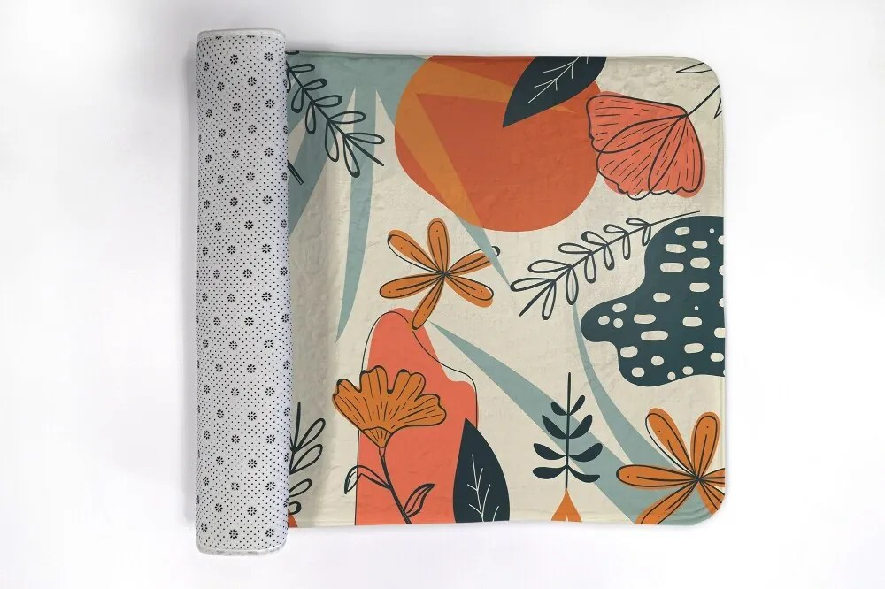 Dywanik łazienkowy antypoślizgowy Dywanik łazienkowy antypoślizgowy Kwiaty Floral