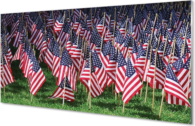 Szklany Panel Flagi Stanów Zjednoczonych