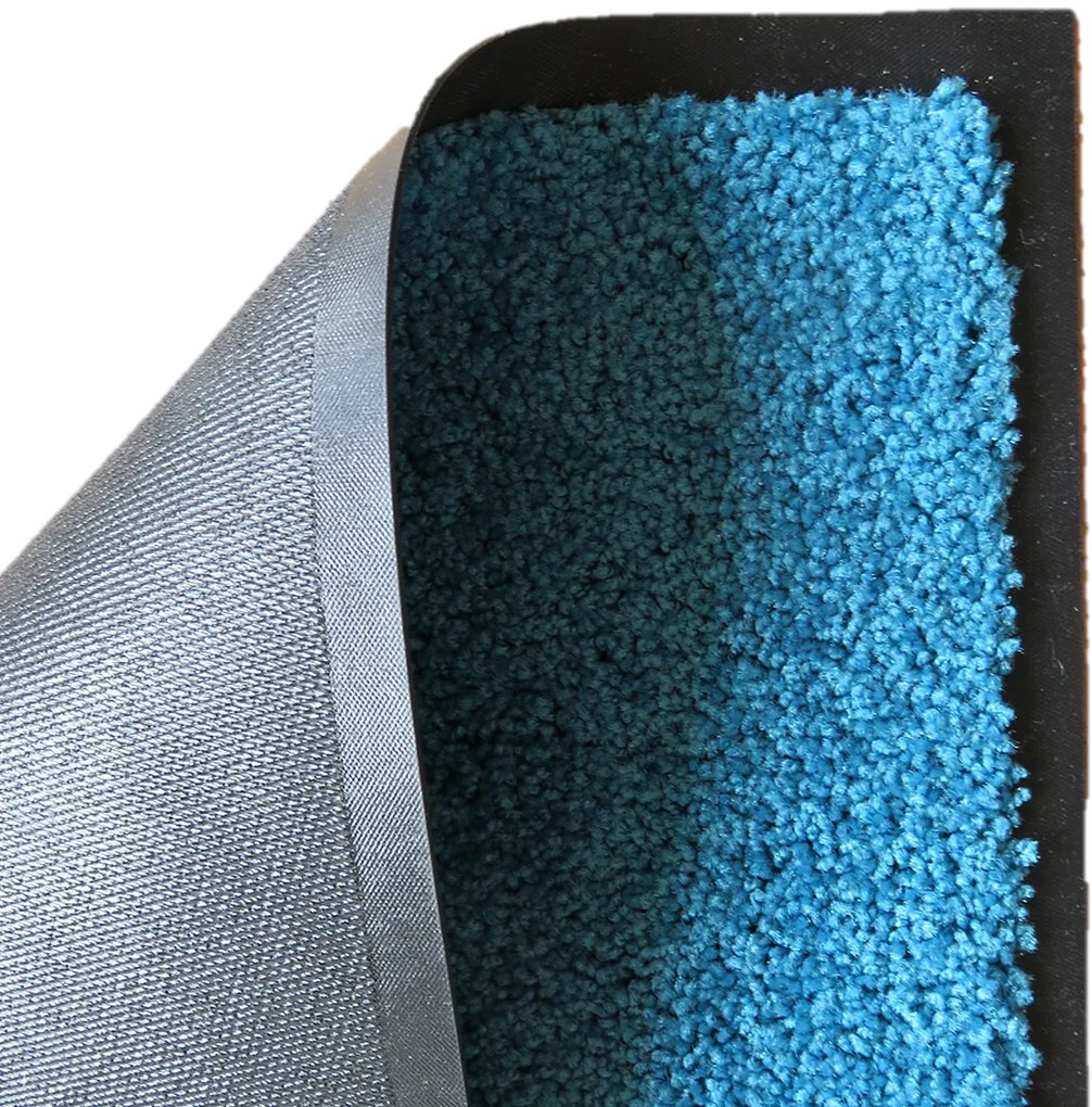 Wycieraczka mata wejściowa Eco Clean turkusowa 40 cm x 60 cm