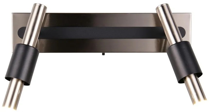 Lampa punktowa LED w czarno-srebrnym kolorze 20,5x42 cm Ikaris – Trio Select