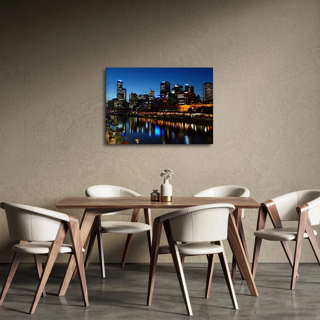 Obraz nocy w Melbourne (70x50 cm)