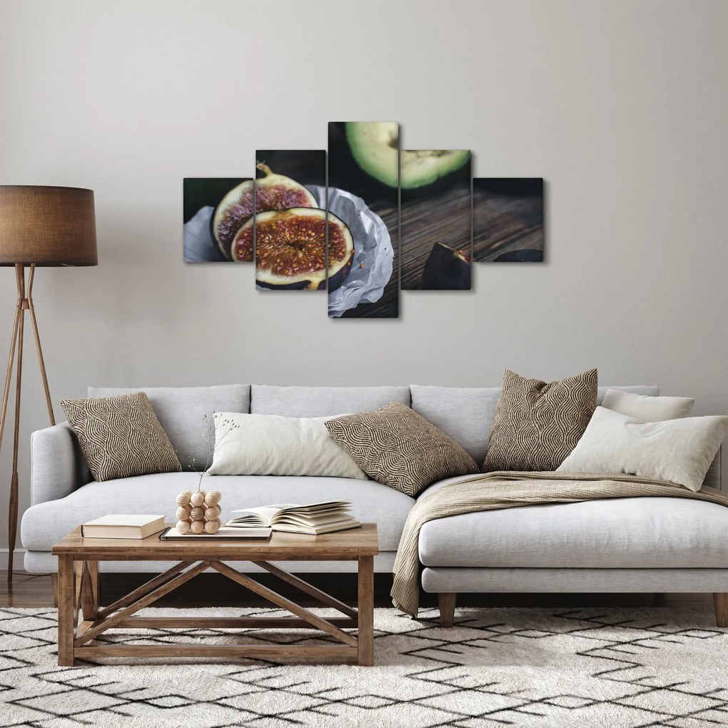 Obraz fig i awokado (125x70 cm)