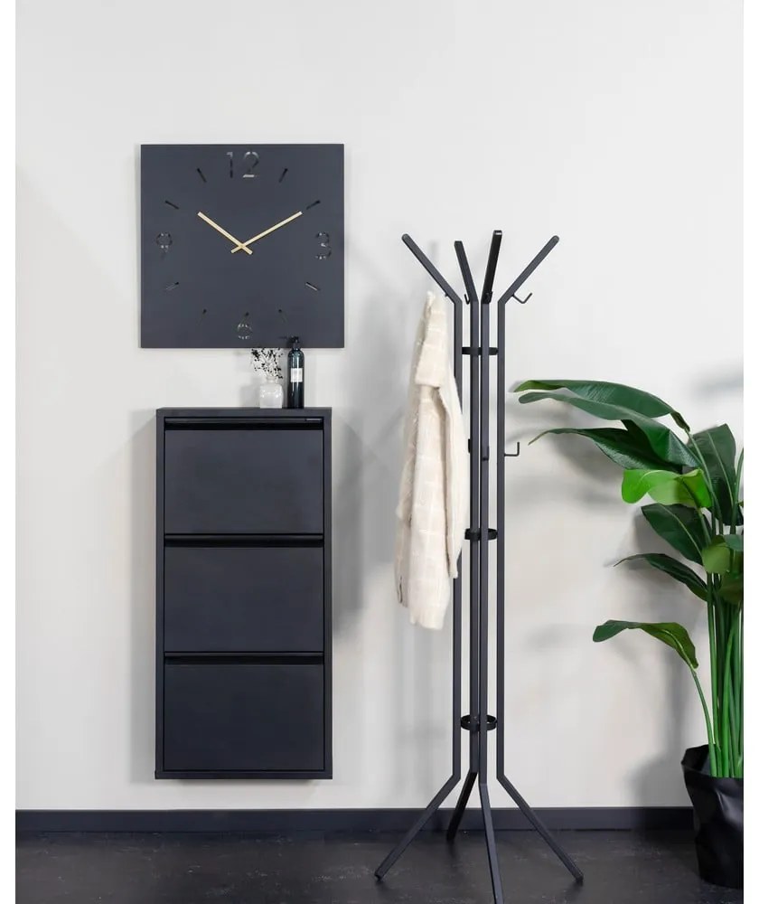 Czarny metalowy wieszak Jaimy – Spinder Design