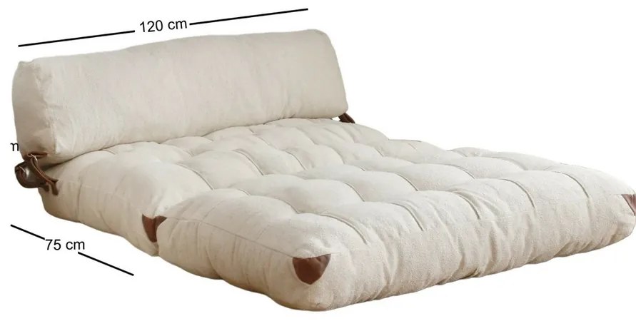 Rozkładana sofa Teddy 2 Cream