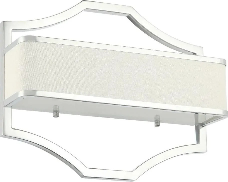 Open Design OR84504 - Kinkiet GERDO 2xE14/12W/230V, błyszczący chrom/biały