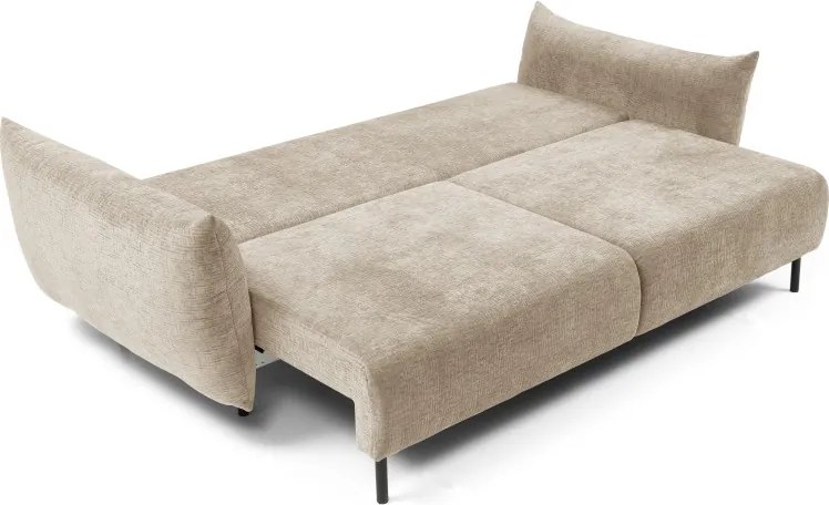 Sofa ADEL z funkcja spania i pojemnikiem BEŻOWY OVER THE HORIZON 08