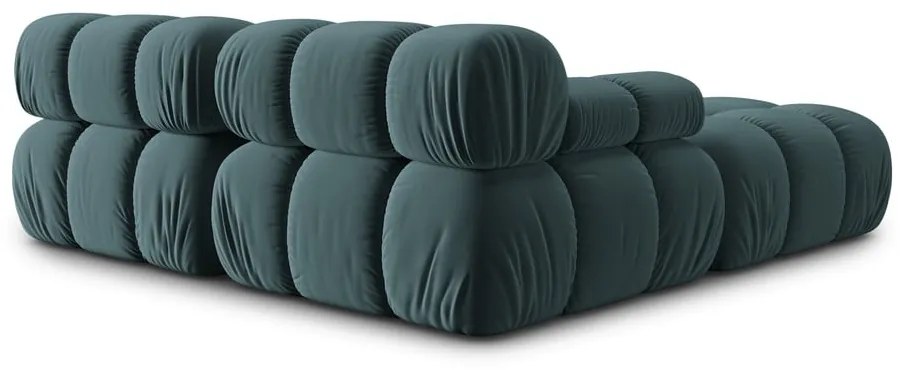 Morski aksamitny narożnik Bellis – Micadoni Home