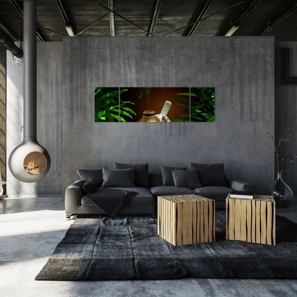 Obraz rzeczy spa (170x50 cm)