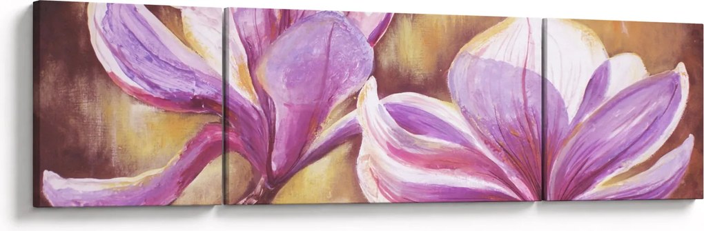 Obraz - Kwiaty magnolii (170x50 cm)