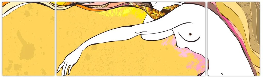 Obraz - Dziewczyna (170x50 cm)