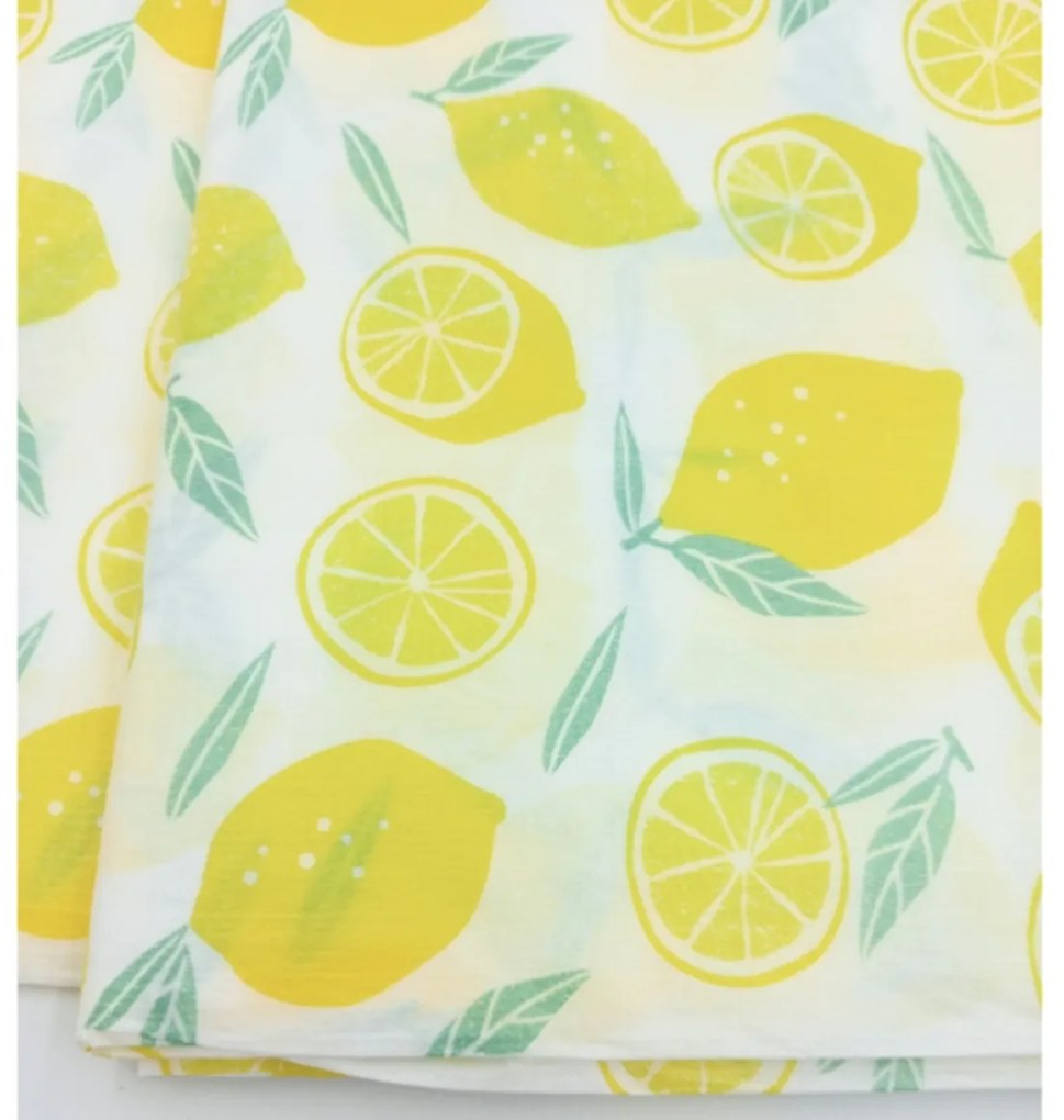 Obrus PVC LEMON 130x180 cm, żółty
