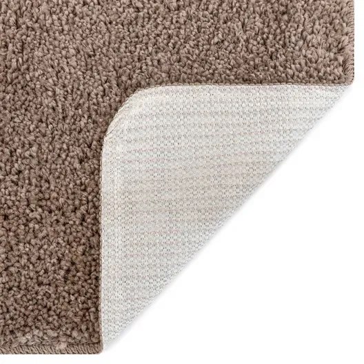 Brązowy dywan antypoślizgowy 120x120 E2-N59