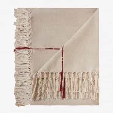 Obrus 140x240 Cm Z Bawełny Viwela Biała - Sklum