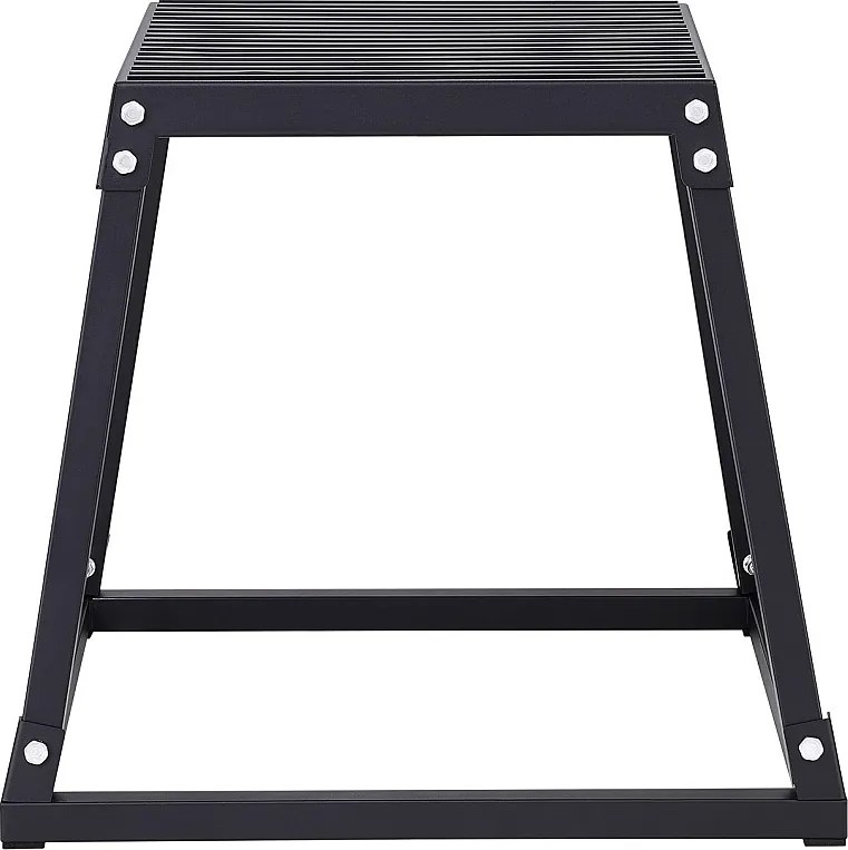 Pliometryczna Skrzynka do Skoku SucceBuy, Skrzynka Pliometryczna, Skrzynka do Skoku Fitness Siłownia, 45.8 cm, Czarna