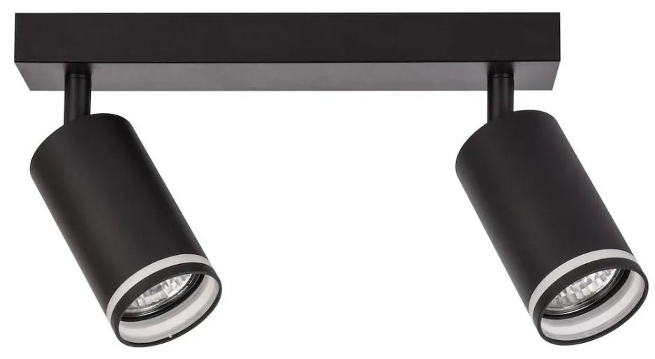 Oprawa punktowa PIPE 2xGU10/10W/230V czarna