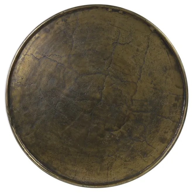 Metalowy okrągły stolik w kolorze brązu ø 67,5 cm Babina – Light &amp; Living