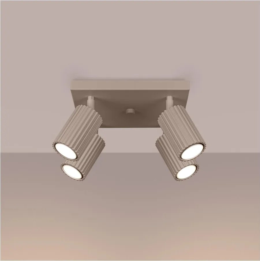Brilagi - LED oprawa punktowa CRESTO 4xGU10/10W/230V taupe