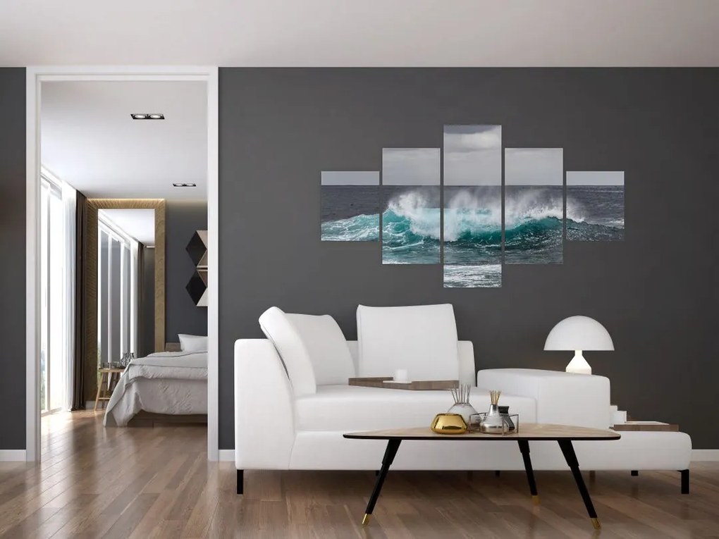 Obraz - Fale w oceanie (125x70 cm)
