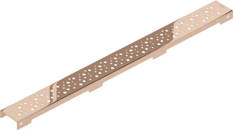 Mexen Flat M12 maskownica do odpływu liniowego 60 cm. różowe złoto - 1621060
