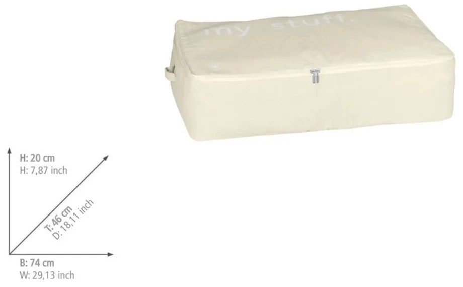 Tekstylny pojemnik pod łóżko 74x46x20 cm Tom Tailor My Stuff – Wenko