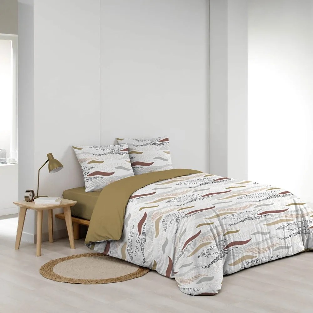 Biała pościel dwuosobowa z mikrowłókna 240x220 cm Zenith – douceur d'intérieur
