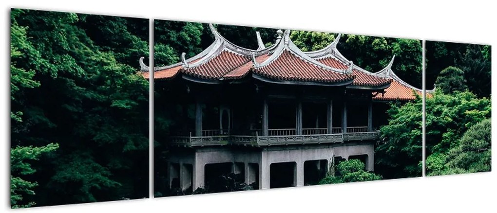 Obraz z japońskiego ogrodu narodowego (170x50 cm)