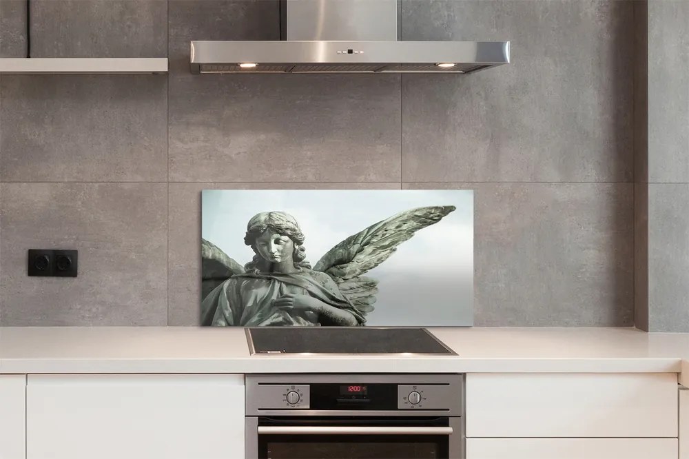 Panel Kuchenny Szklany Figura Anioła