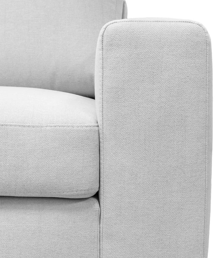 Jasnoszara sofa 218 cm Baga – Rodier