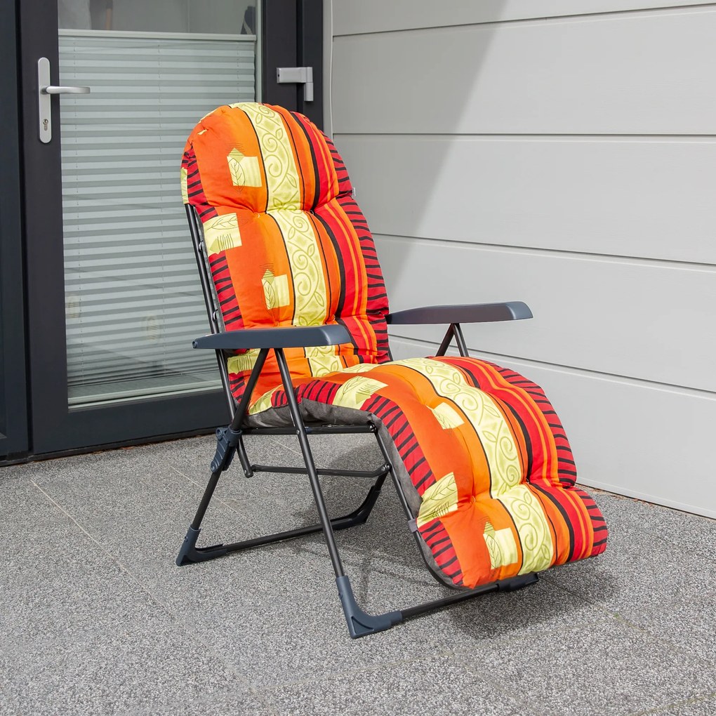 Fotel ogrodowy z podnóżkiem Samar Plus C025-13BB PATIO