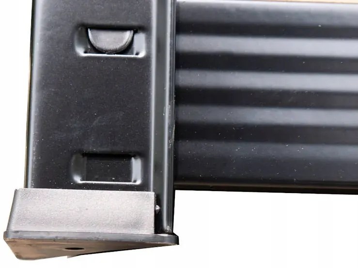 Czarny regał magazynowy 875 kg - Endo