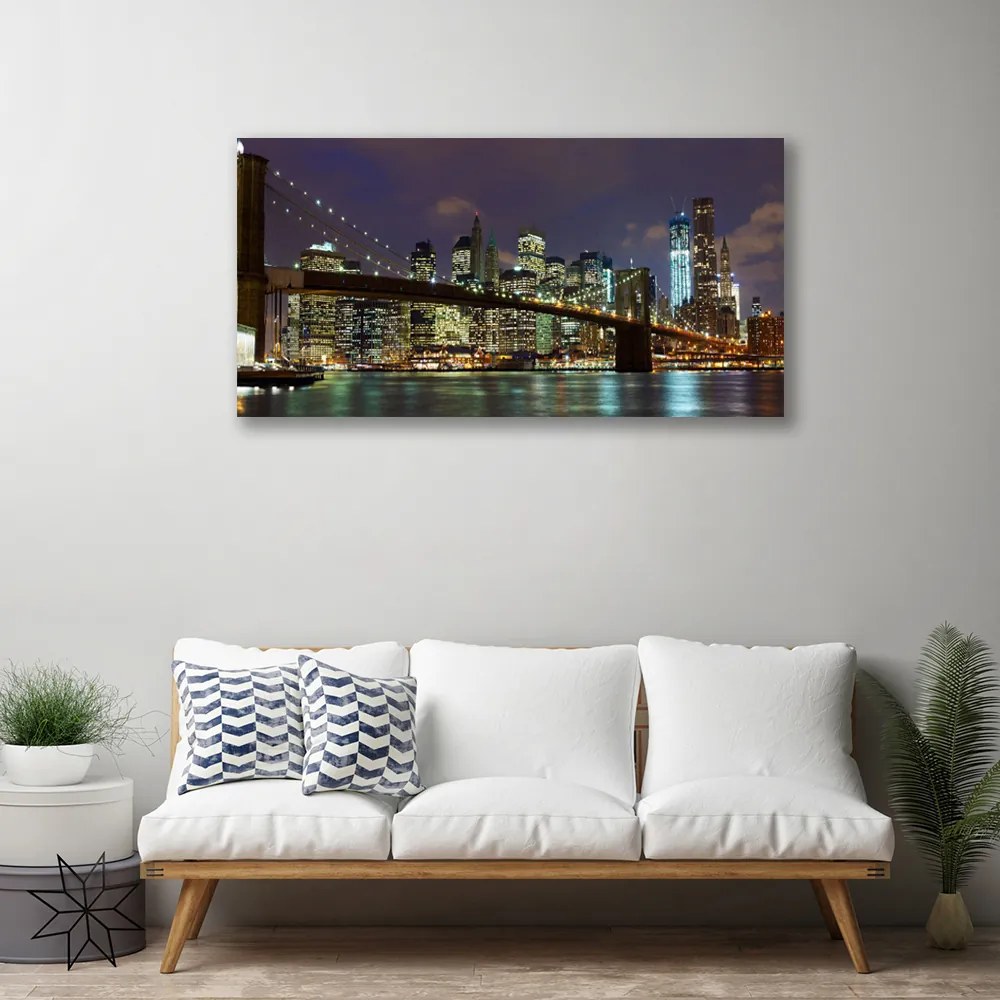 Fotoobraz na płótnie Monumentalna Architektura Mostu