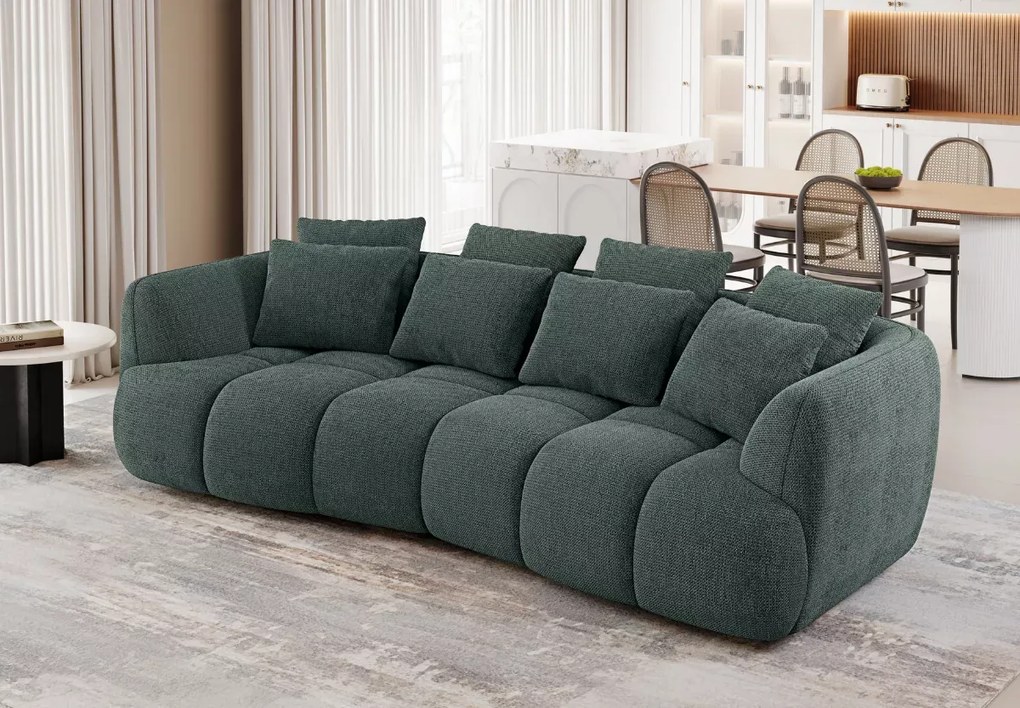Besso – designerska sofa o miękkiej, zaokrąglonej formie do salonu