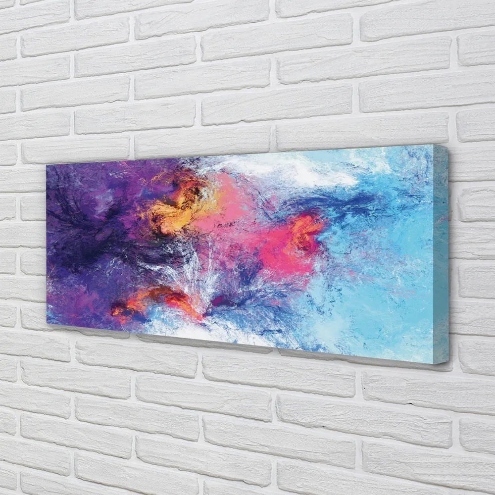 Fotoobraz na płótnie Kolorowe Mazy na Obrazie