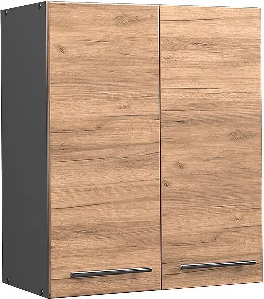 Szafka ścienna złoty dąb energetyczny 60x34.1x72 fame-line