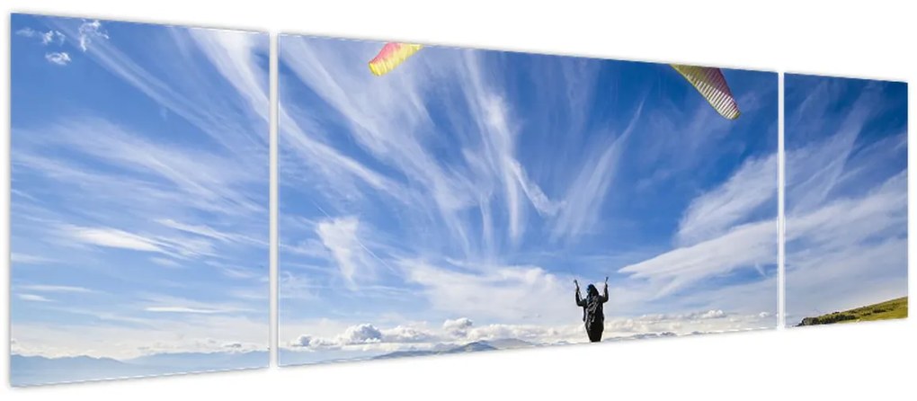 Obraz - Paralotniarstwo (170x50 cm)