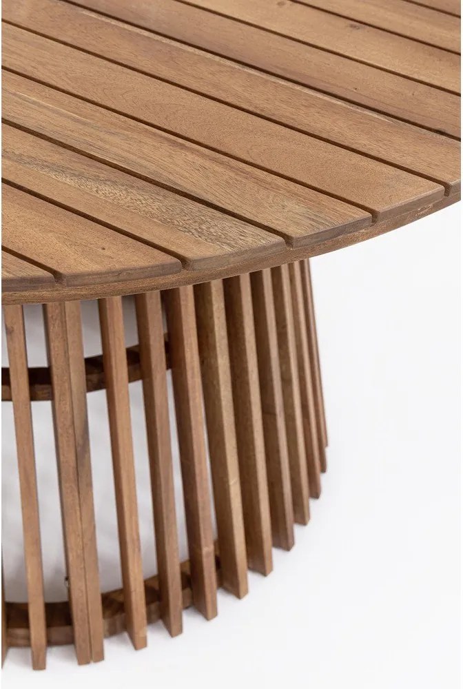 Okrągły stół ogrodowy z litego drewna akacjowego ø 120 cm Rodano – Bizzotto