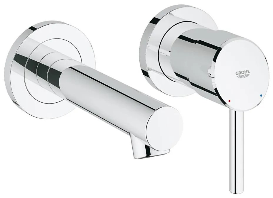 GROHE 19575001 - Bateria umywalkowa 2-otworowa CONCETTO 147 mm chrom błyszczący