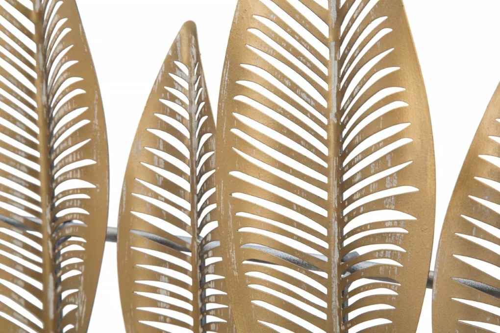 Wieszak do przedpokoju, wzór liści, 7 haczyków